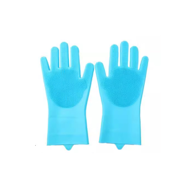 P1005M1206N0001 Pet Silicone Anti Scratch Snd Bite Shower Gloves